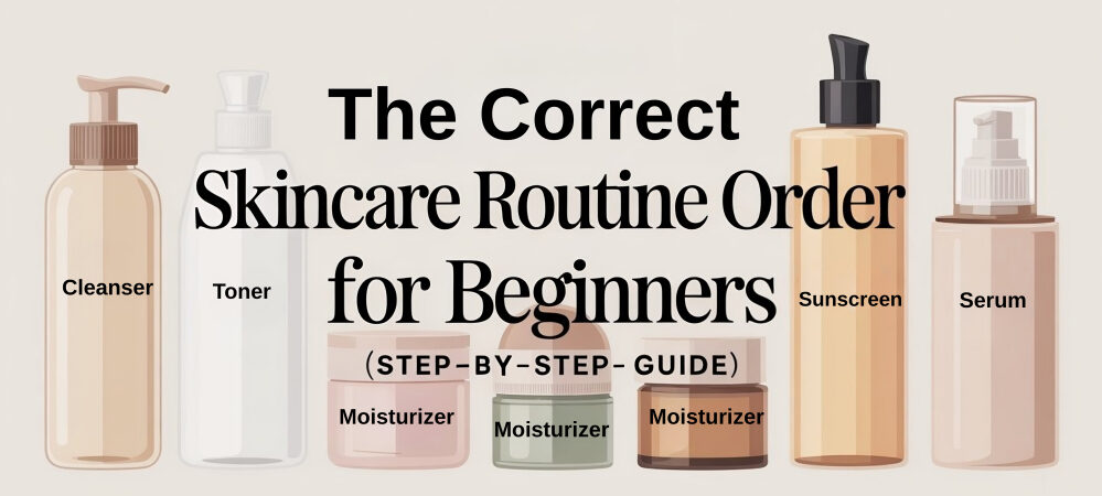 The Correct Skincare Routine Order for Beginners