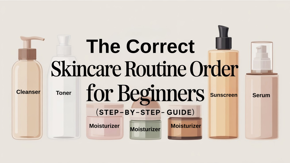 The Correct Skincare Routine Order for Beginners