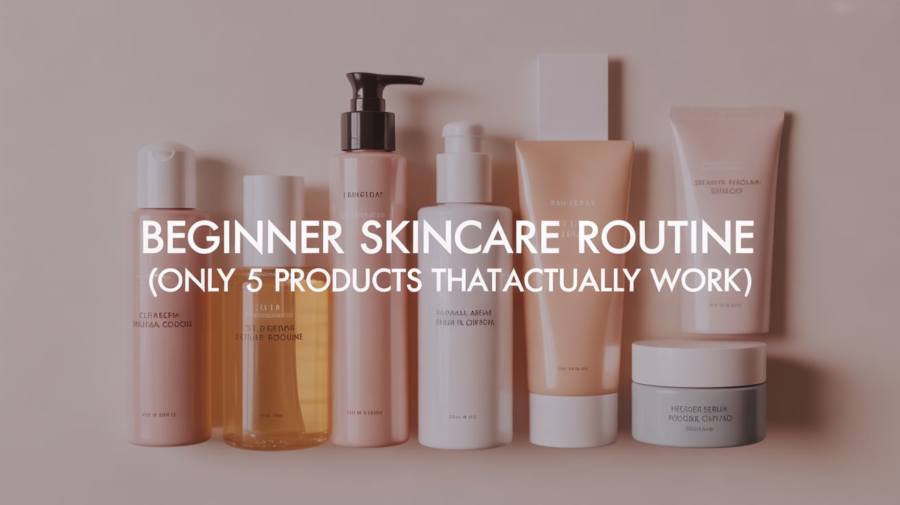 Beginner Skincare Routine (Only 5 Products That Actually Work)