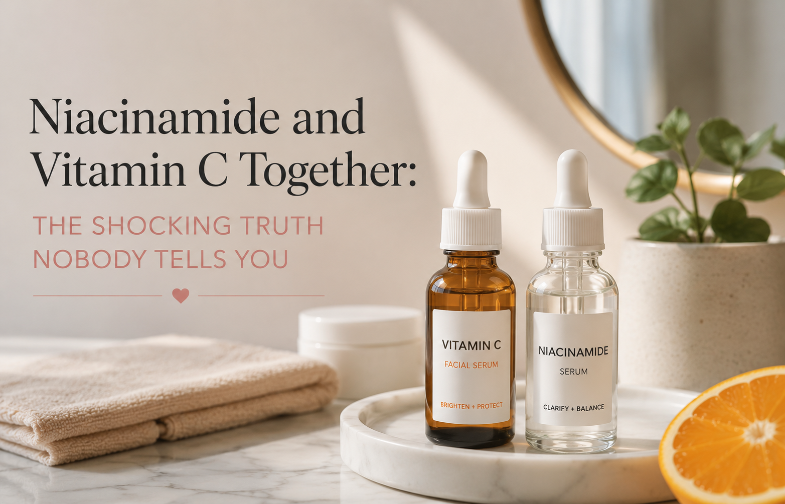Niacinamide and Vitamin C Together: The Shocking Truth Nobody Tells You